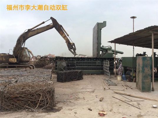 Dalongkai Y81K-400 400 Ton Hydraulic Scrap Press Machine with 4000x3500x1300mm Press Box for Metal Recycling