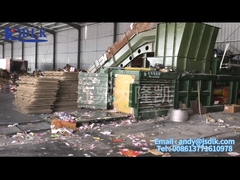 Машина прессы горизонтальной коробки бумажная тюкуя